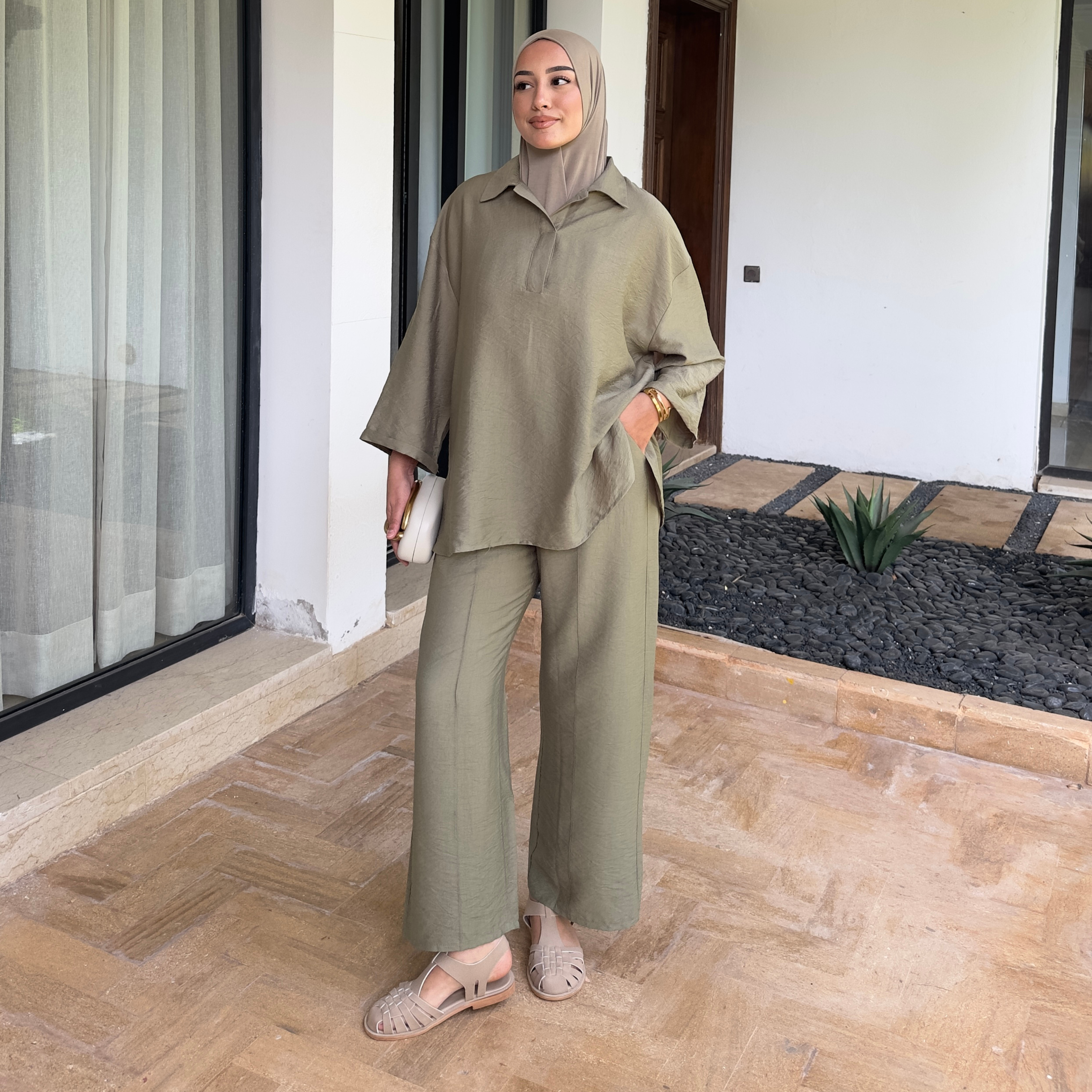 Ensemble Premium Été 2026 VERT KAKI