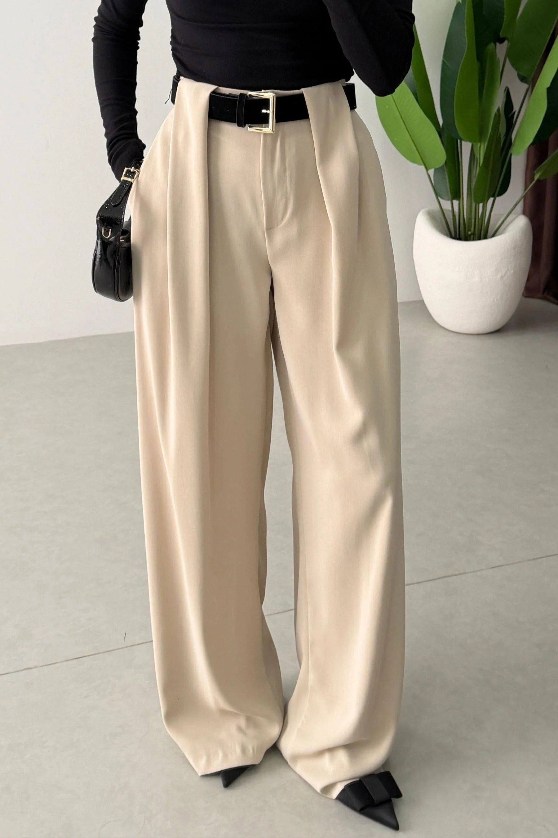 Pantalon Chic Taille Haute – Élégance & Confort