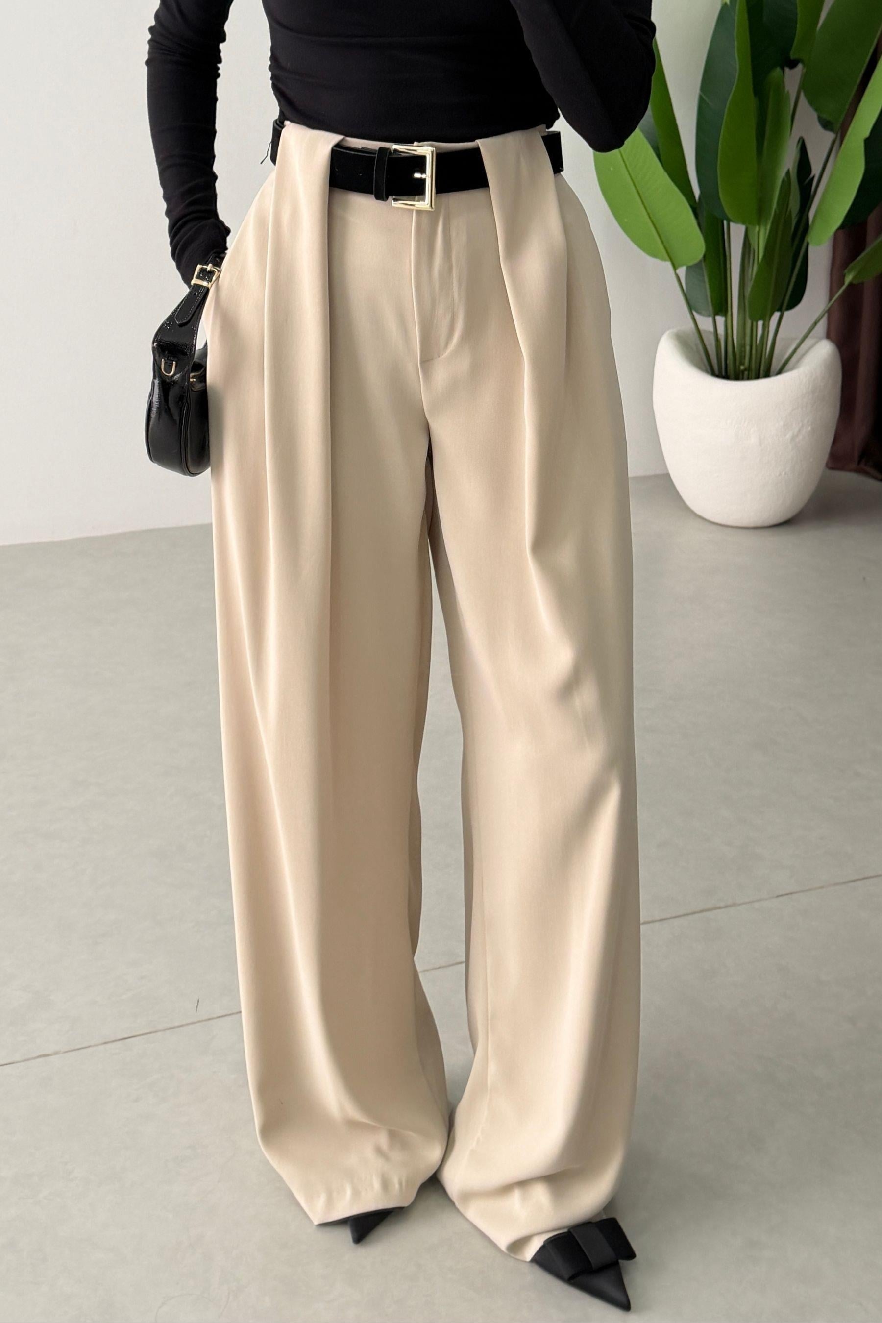 Pantalon Chic Taille Haute – Élégance & Confort